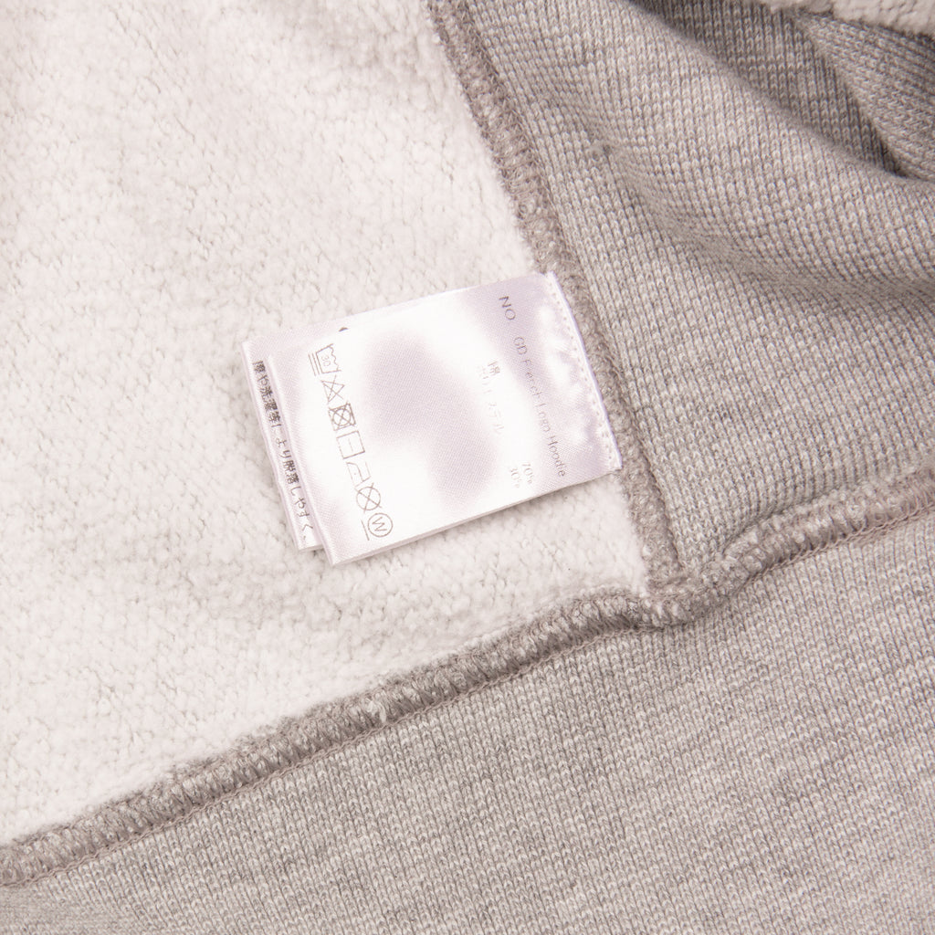 FRENCH LOGO PAINT SPLATTER HOODIE