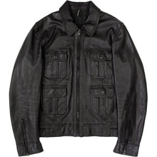 Load image into Gallery viewer, DIOR HOMME AW07 NAVIGATE LEATHER JACKET