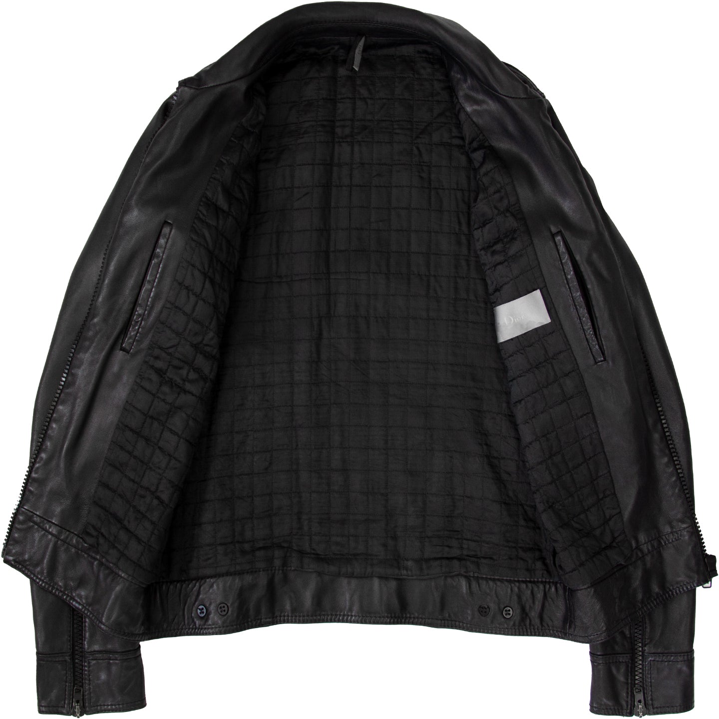 DIOR HOMME AW07 NAVIGATE LEATHER JACKET