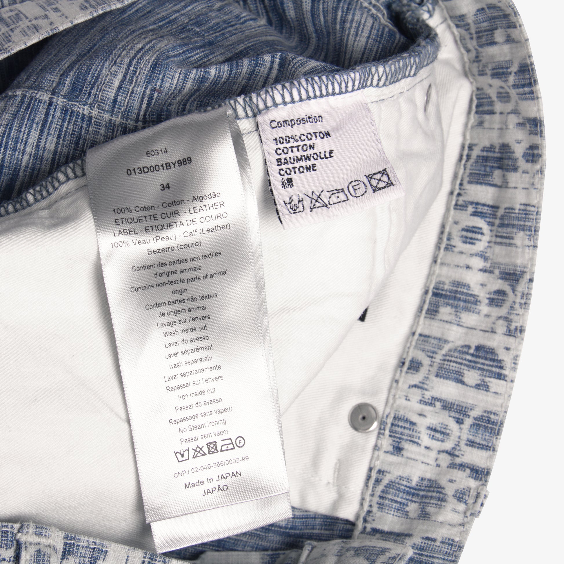 OBLIQUE MONOGRAM DENIM