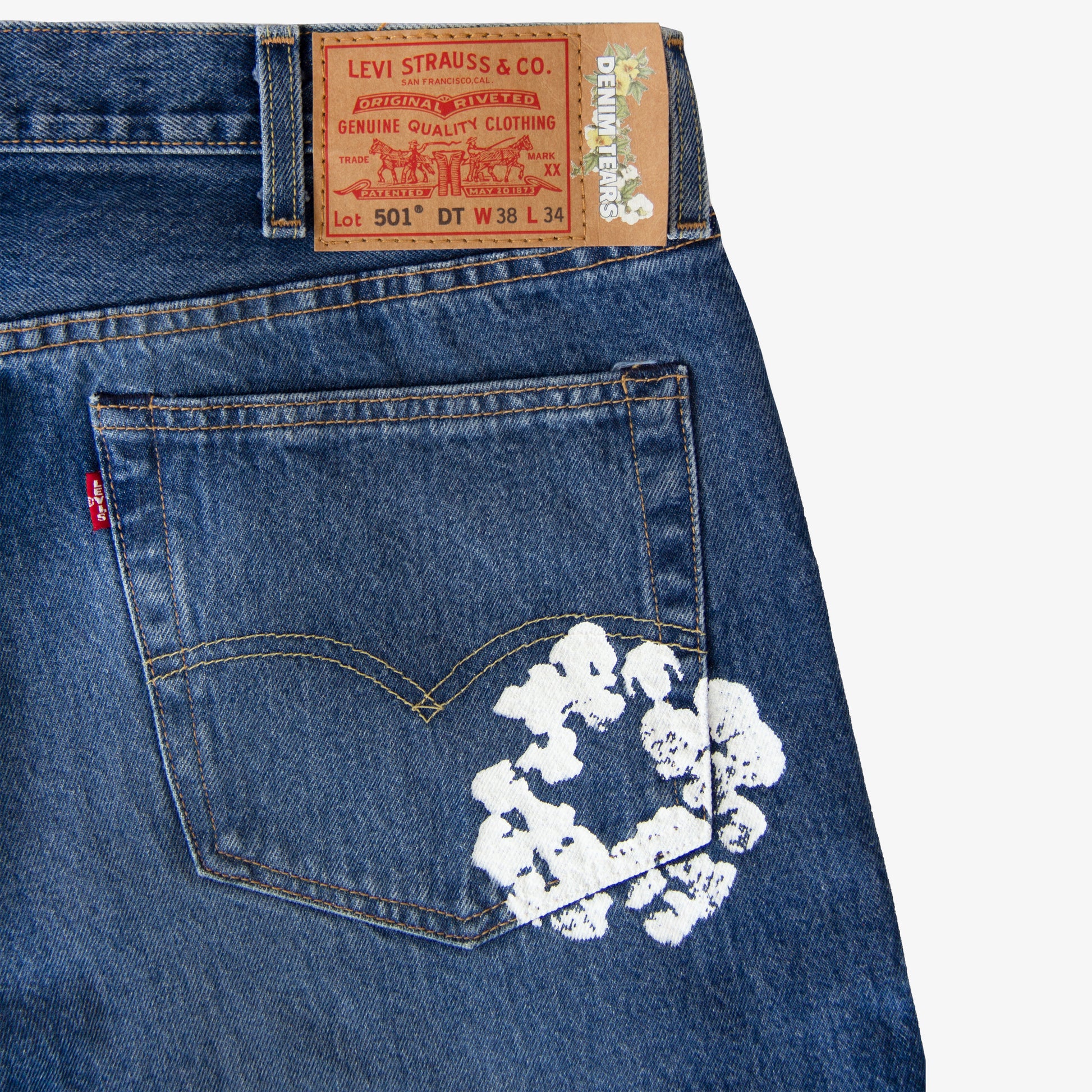 DENIM TEARS COTTON WREATH LEVIS DENIM
