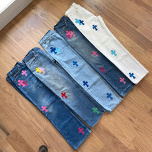 Load image into Gallery viewer, CHROME HEARTS PINK MULTICOLOR PATCH DENIM (SPO)