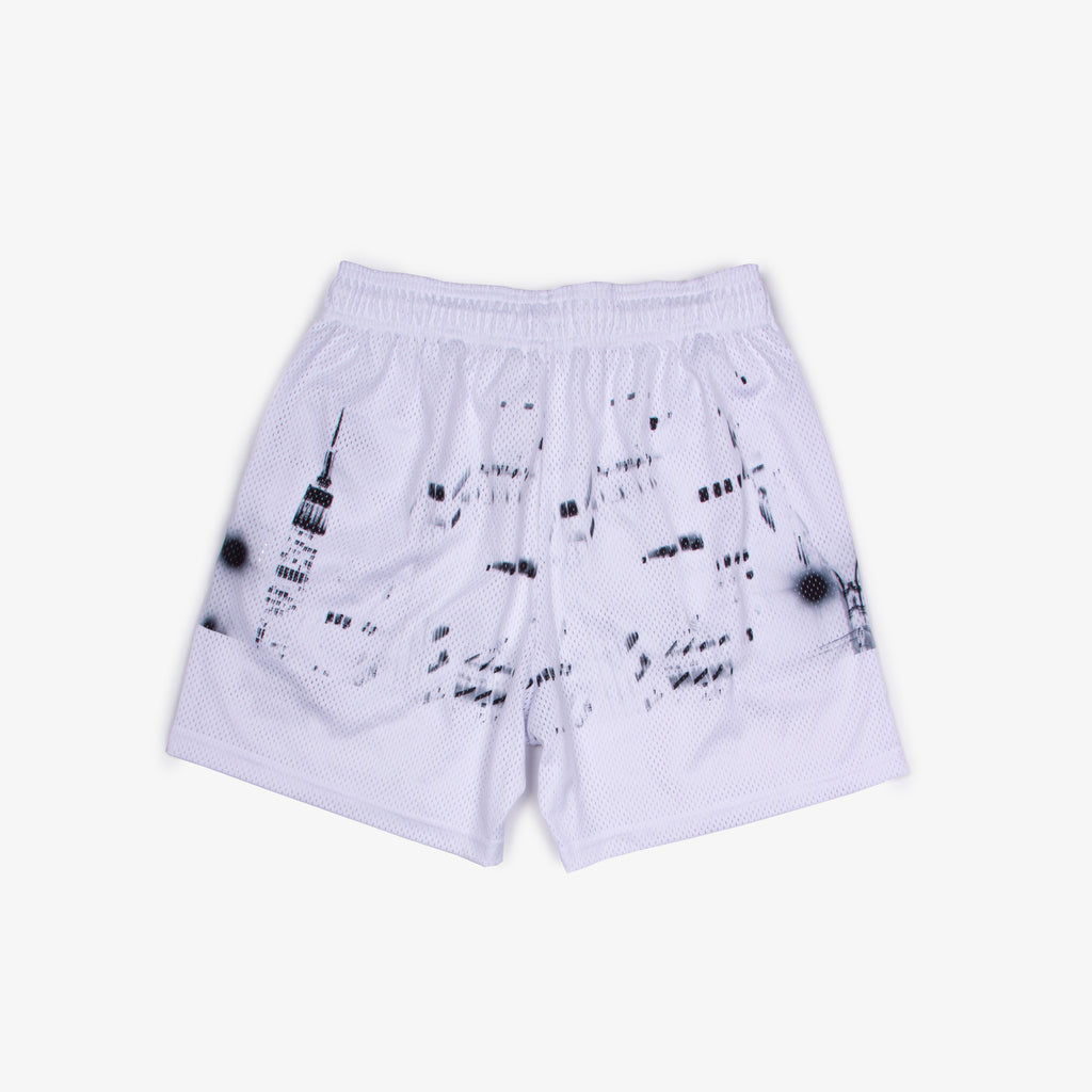 EE WHITE SKYLINE SHORT