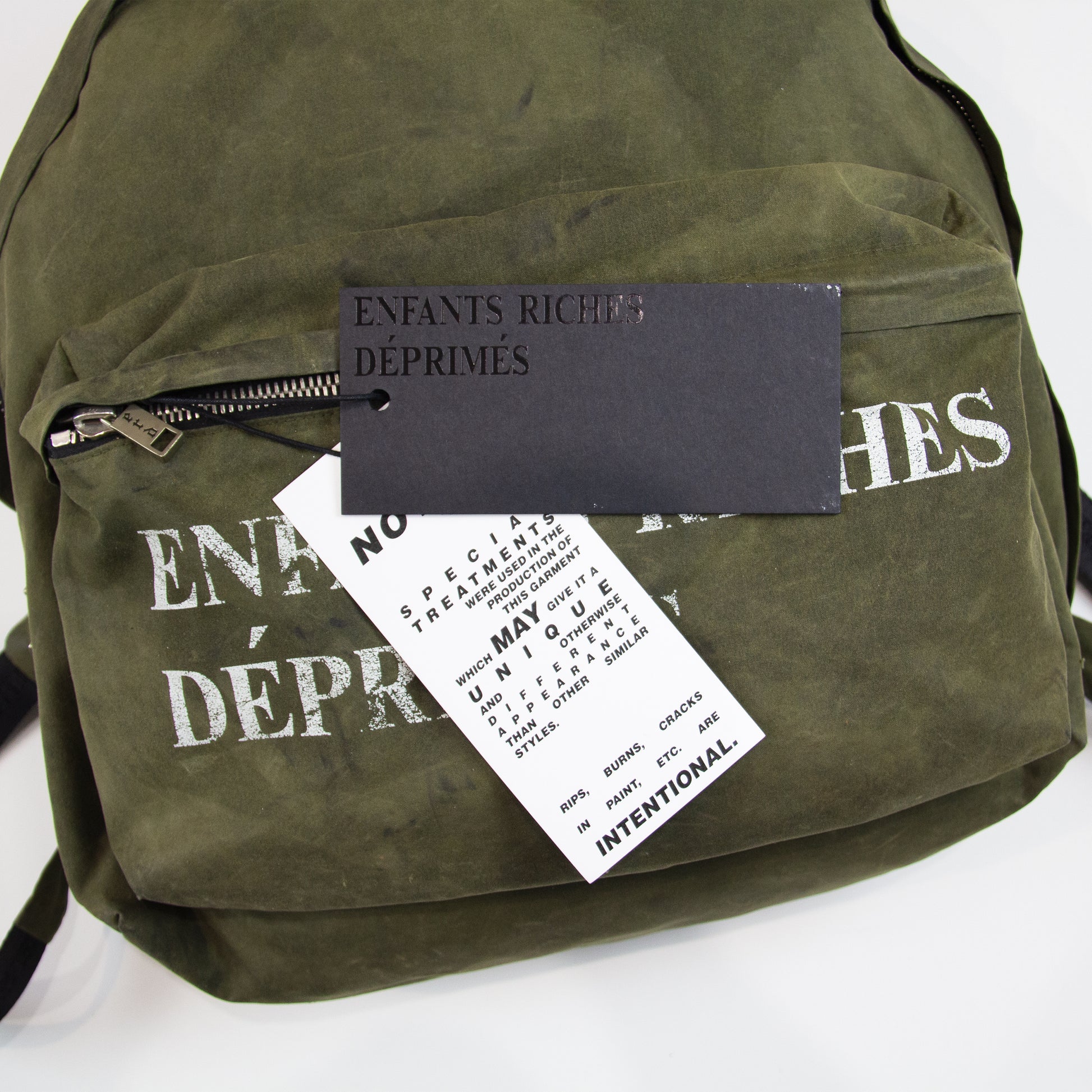 ENFANTS RICHES DÉPRIMÉS LOGO BACKPACK