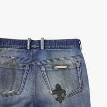 Load image into Gallery viewer, CHROME HEARTS FLEUR PATCH DENIM