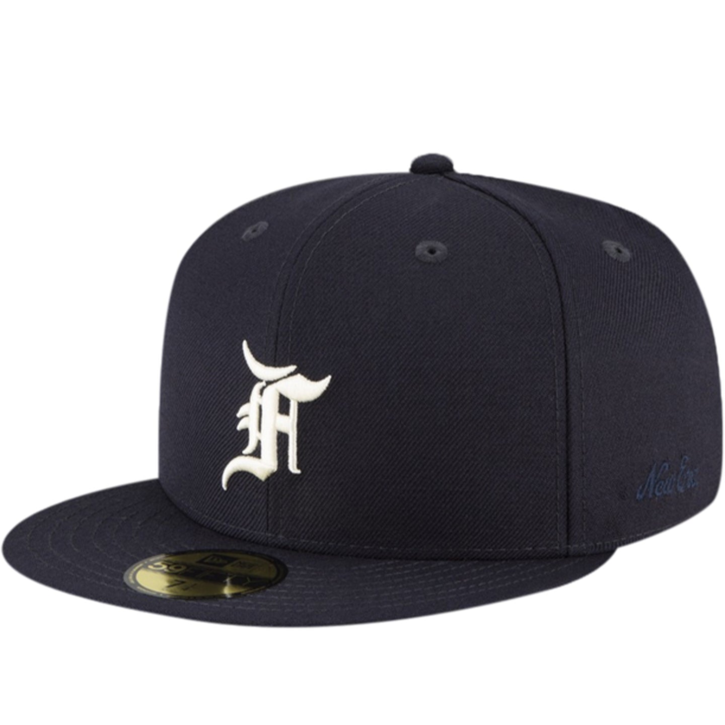 FEAR OF GOD ESSENTIALS NEW ERA FITTED NAVY