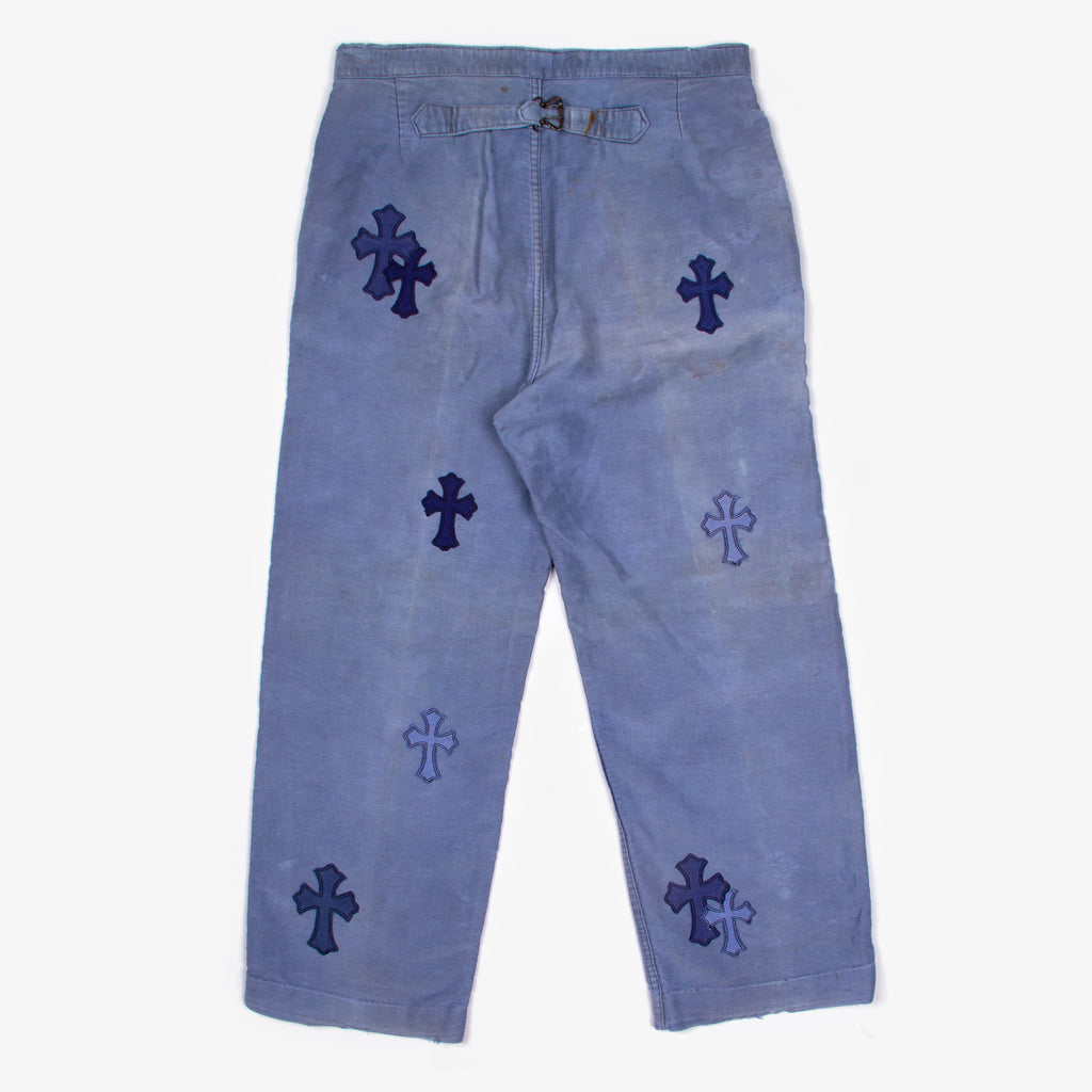 FRENCH CROSS PATCH WORK PANT