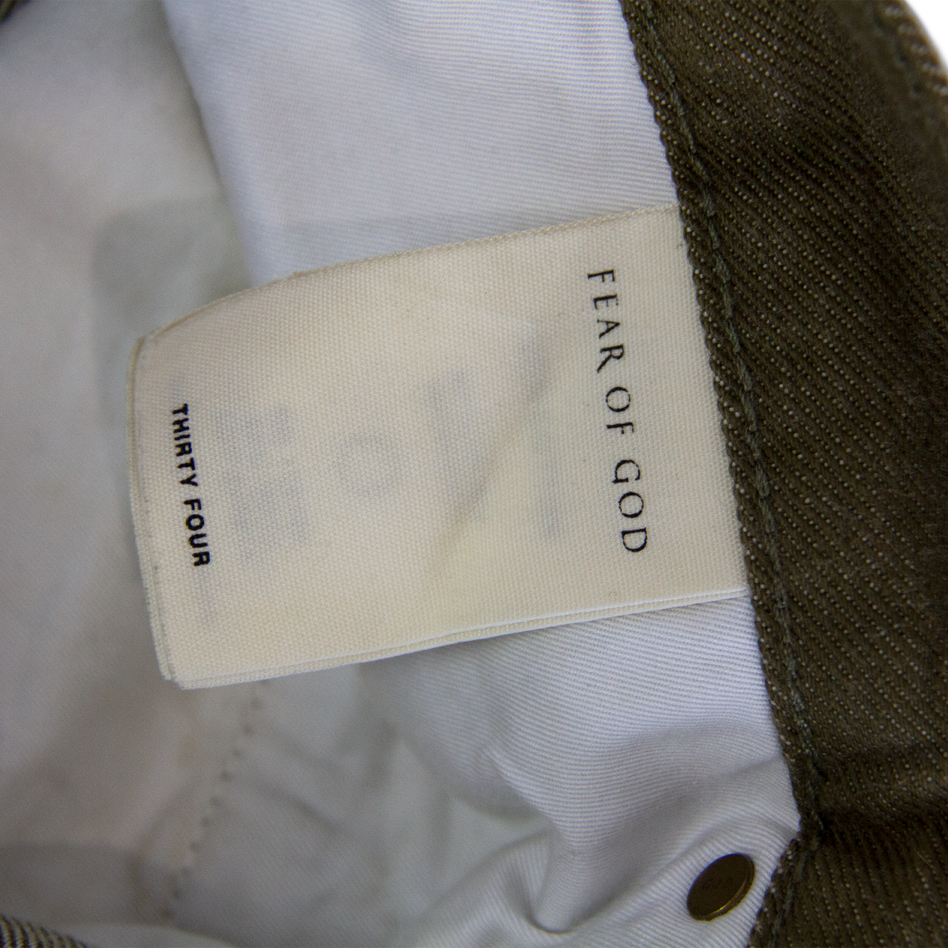 FEAR OF GOD 5TH COLLECTION TREATED DENIM