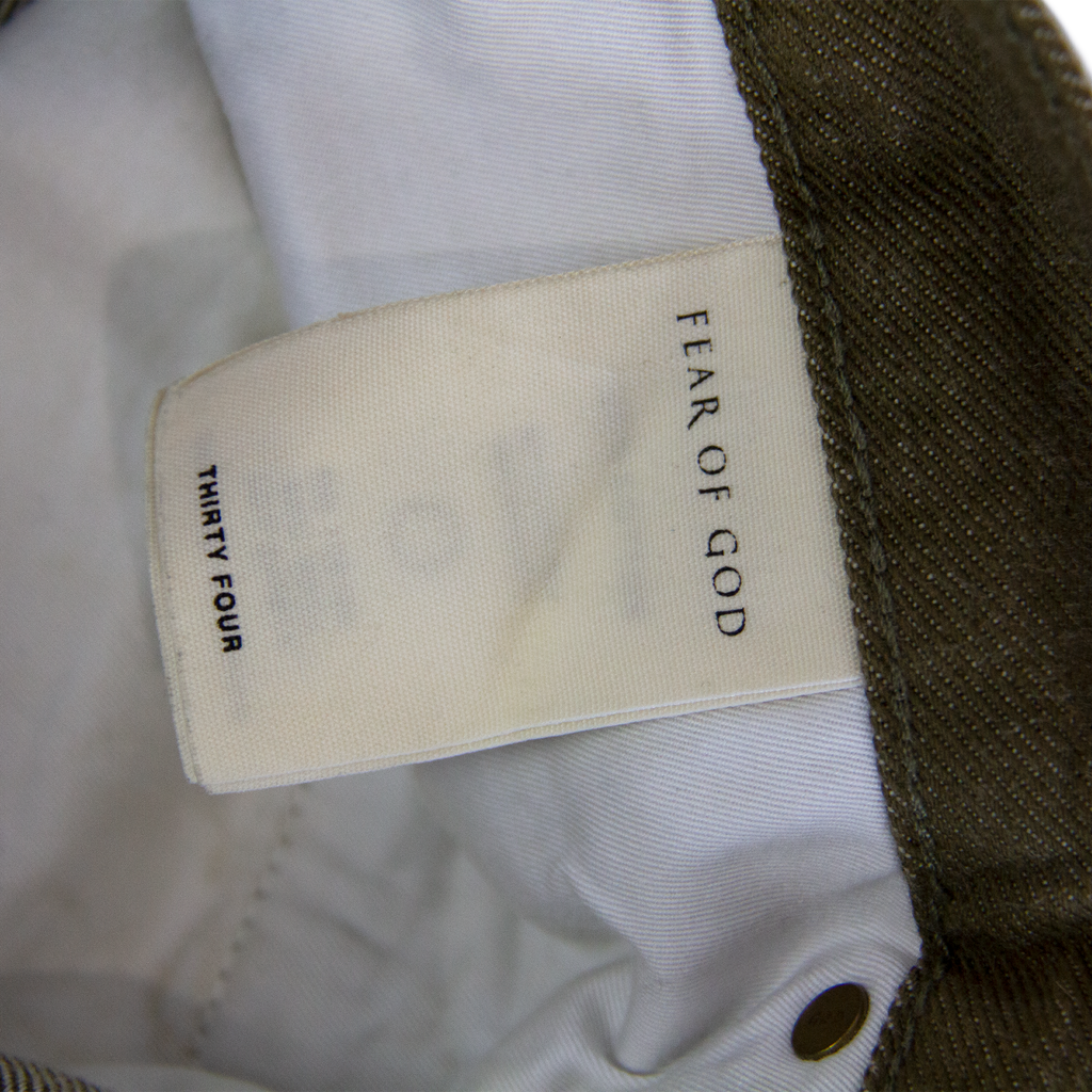 FEAR OF GOD 5TH COLLECTION TREATED DENIM