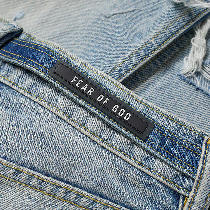 FEAR OF GOD 6TH COLLECTION KNEE RIP DENIM