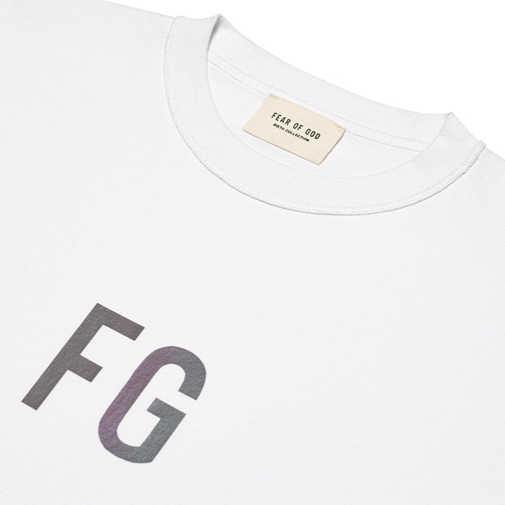 FEAR OF GOD 6TH COLLECTION IRIDESCENT FG LOGO TEE