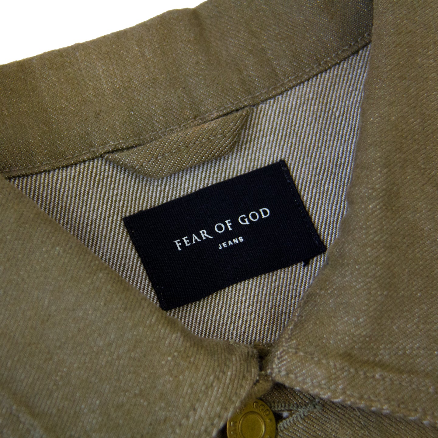 FEAR OF GOD 5TH COLLECTION TREATED DENIM JACKET