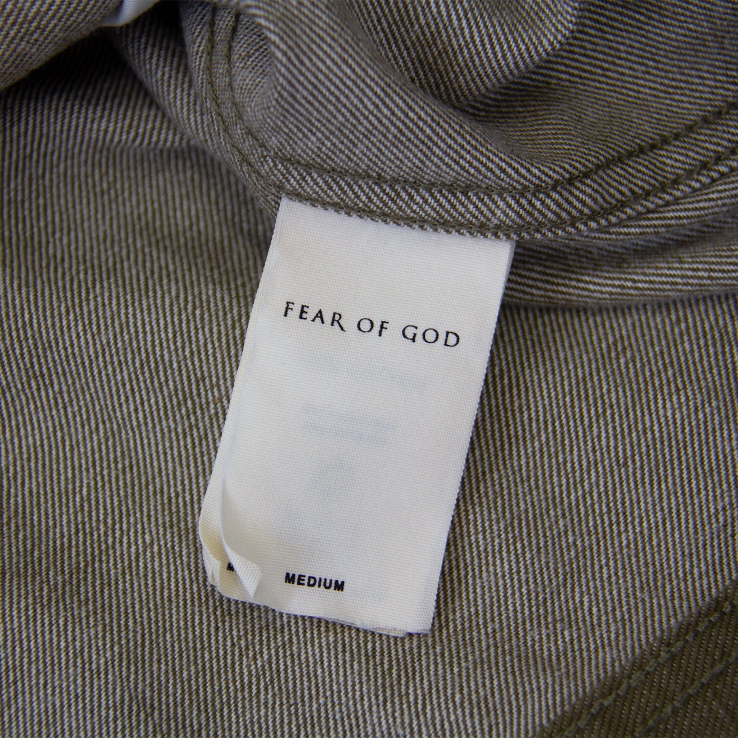 FEAR OF GOD 5TH COLLECTION TREATED DENIM JACKET