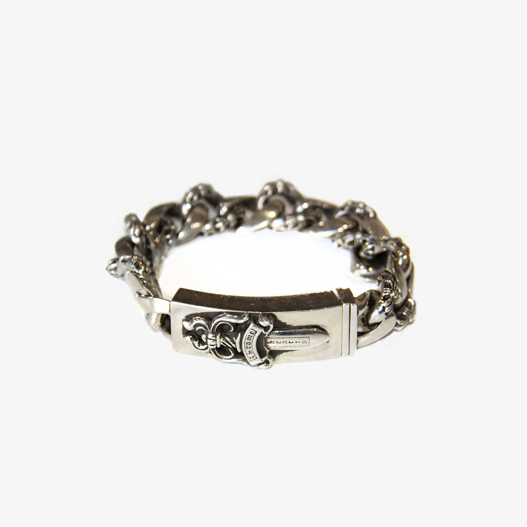 DAGGER ID FANCY LINK BRACELET