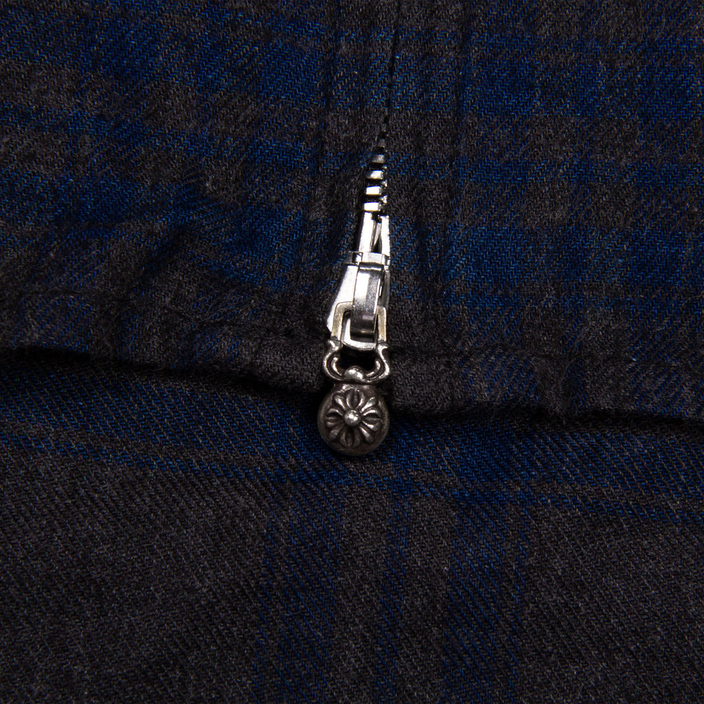 .925 HARDWARE ZIP UP FLANNEL