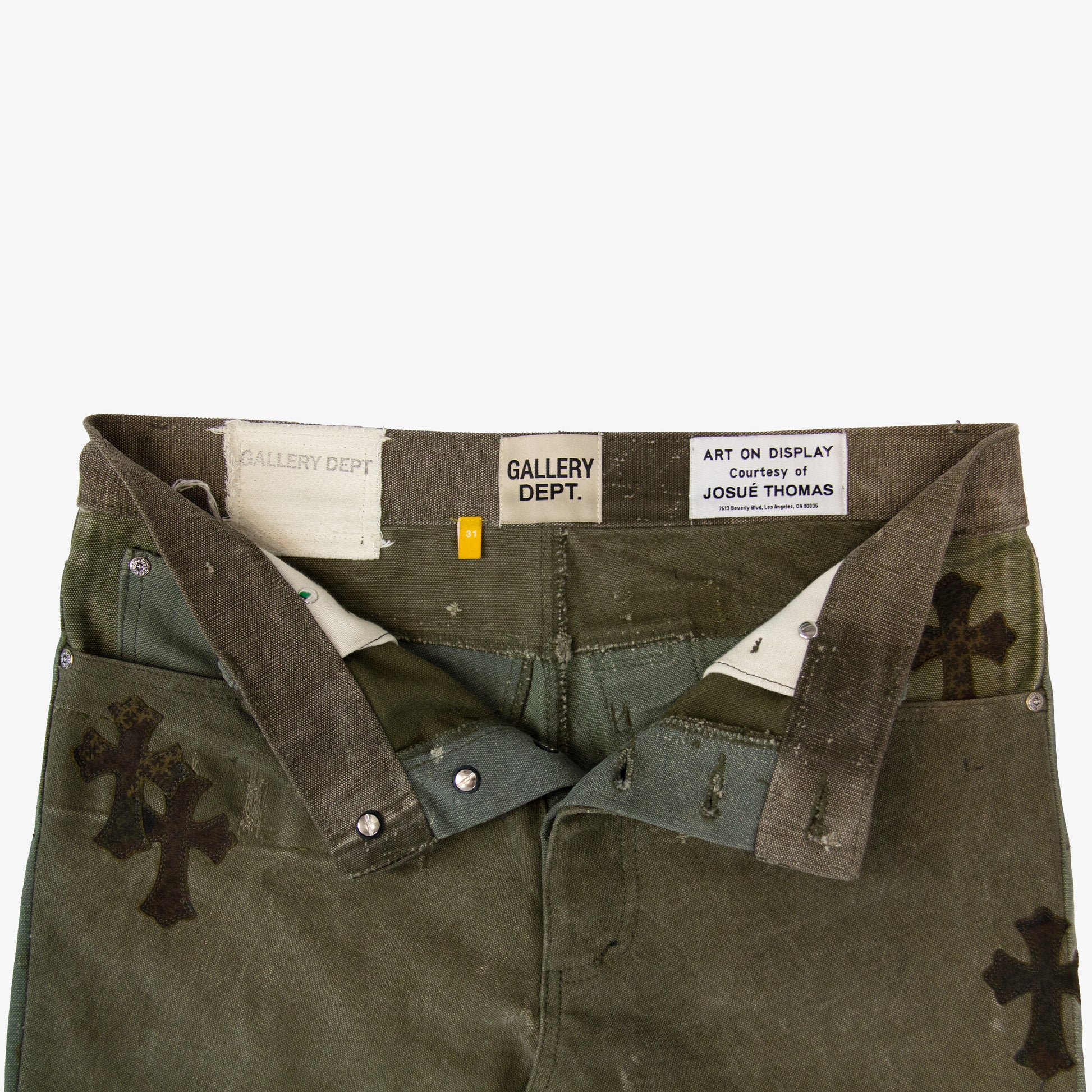 CHROME HEARTS VINTAGE MILITARY CROSS PATCH FLARE (1/1)