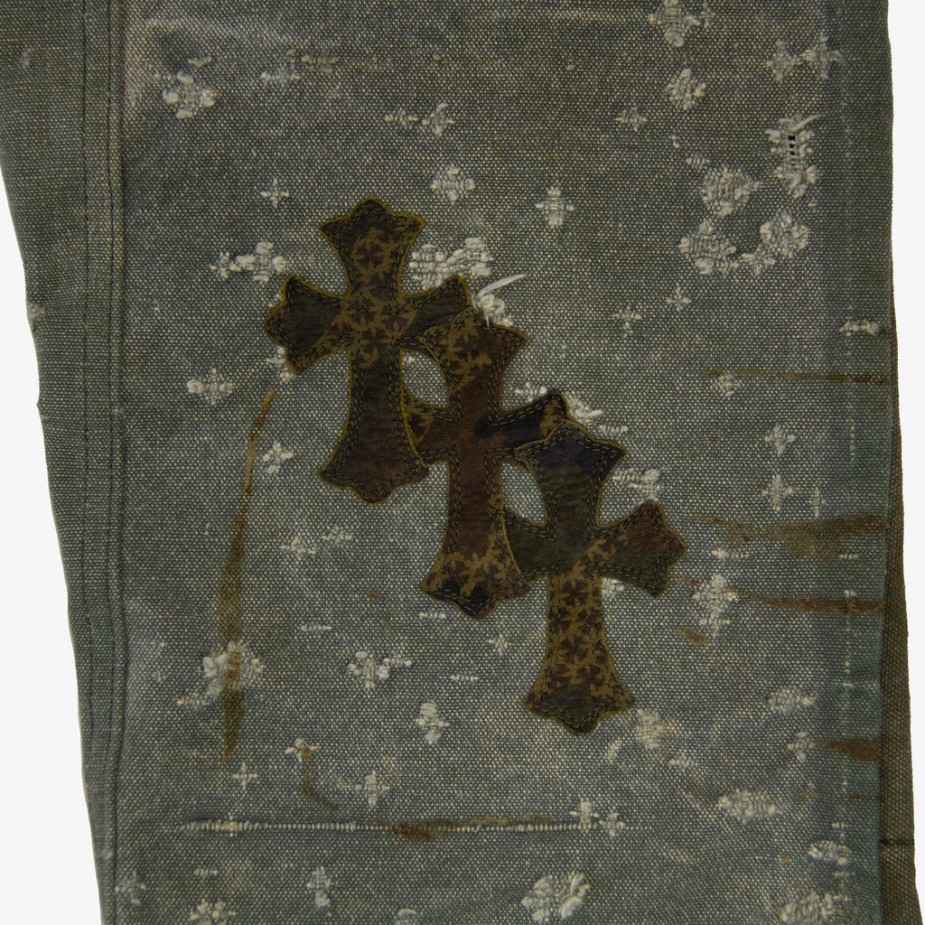 CHROME HEARTS VINTAGE MILITARY CROSS PATCH FLARE (1/1)