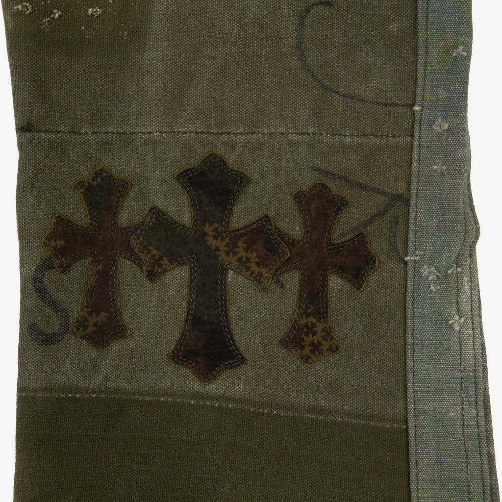 CHROME HEARTS VINTAGE MILITARY CROSS PATCH FLARE (1/1)