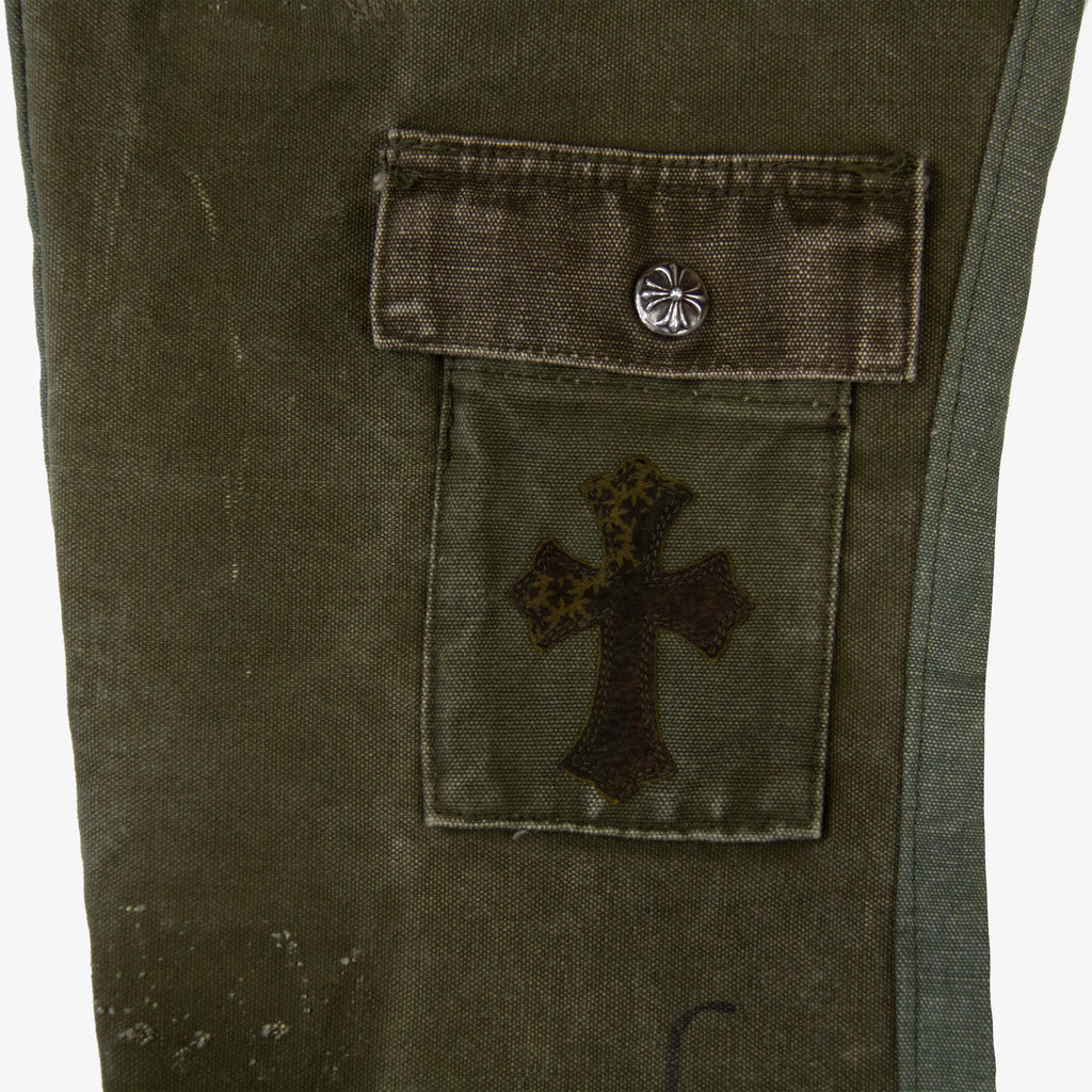 CHROME HEARTS VINTAGE MILITARY CROSS PATCH FLARE (1/1)