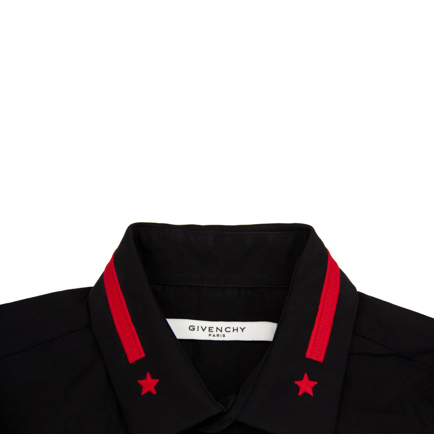 GIVENCHY EMBROIDERED STAR BUTTON UP