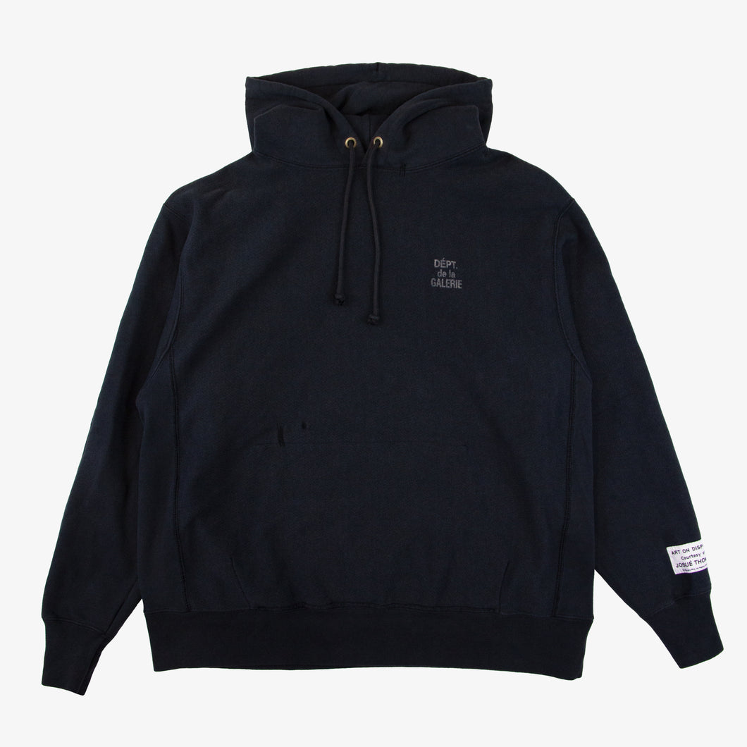 INSIDE OUT FRENCH LOGO HOODIE