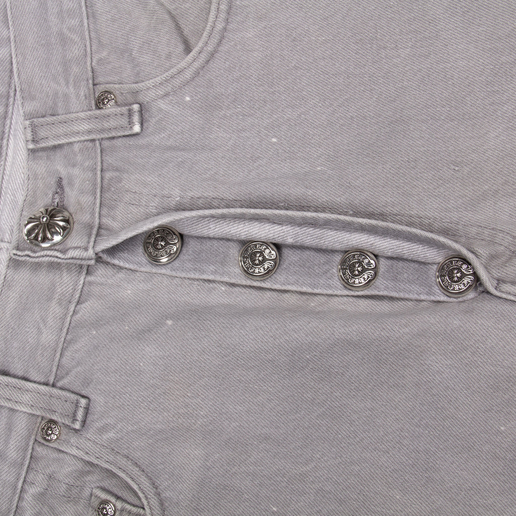 GREY CLASSIC CROSS PATCH DENIM