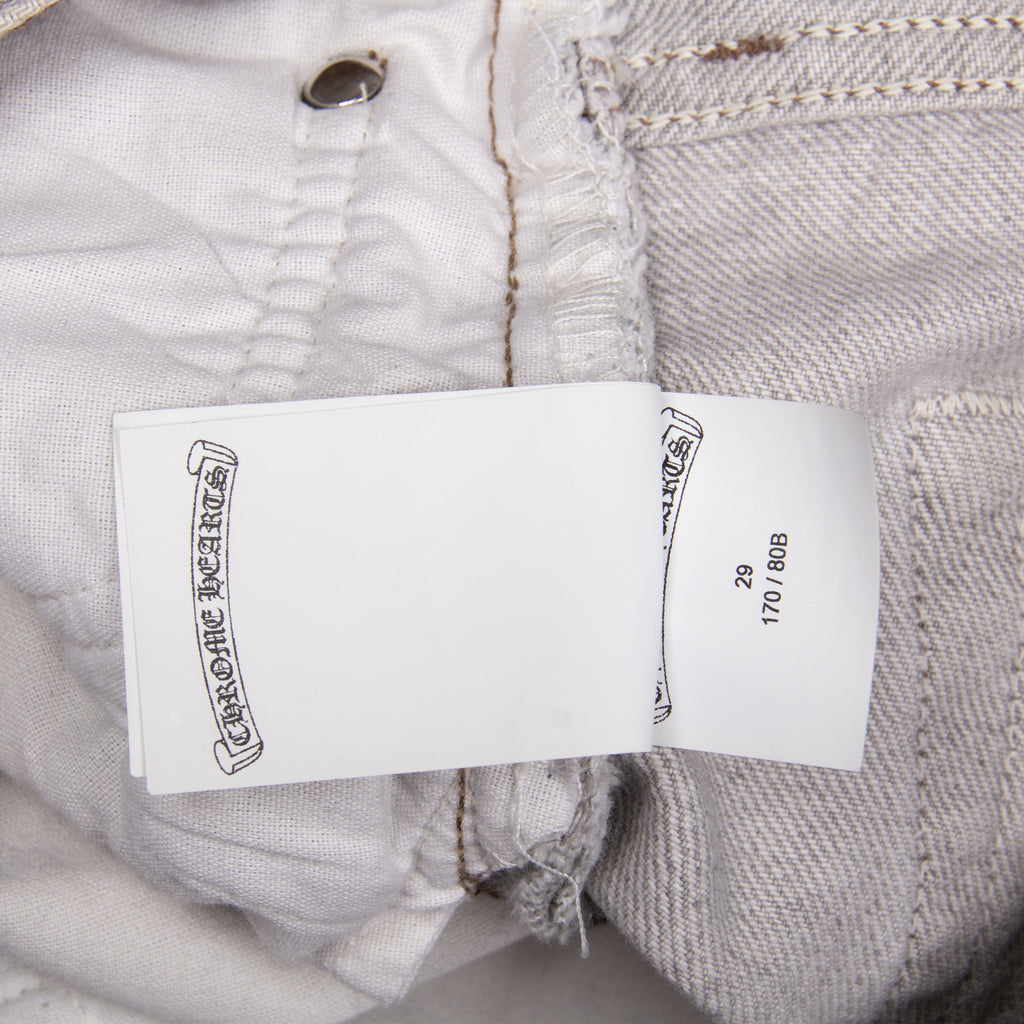 GREY CLASSIC CROSS PATCH DENIM