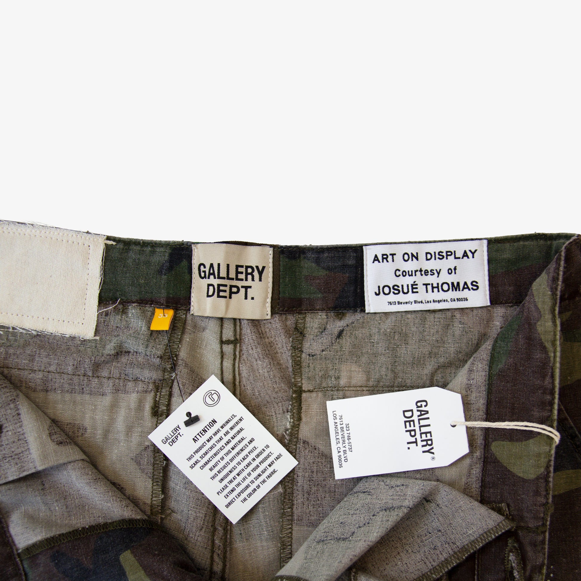 GALLERY DEPT CAMO LA FLARE CARGO