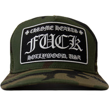 Load image into Gallery viewer, CHROME HEARTS CAMO FUCK TRUCKER