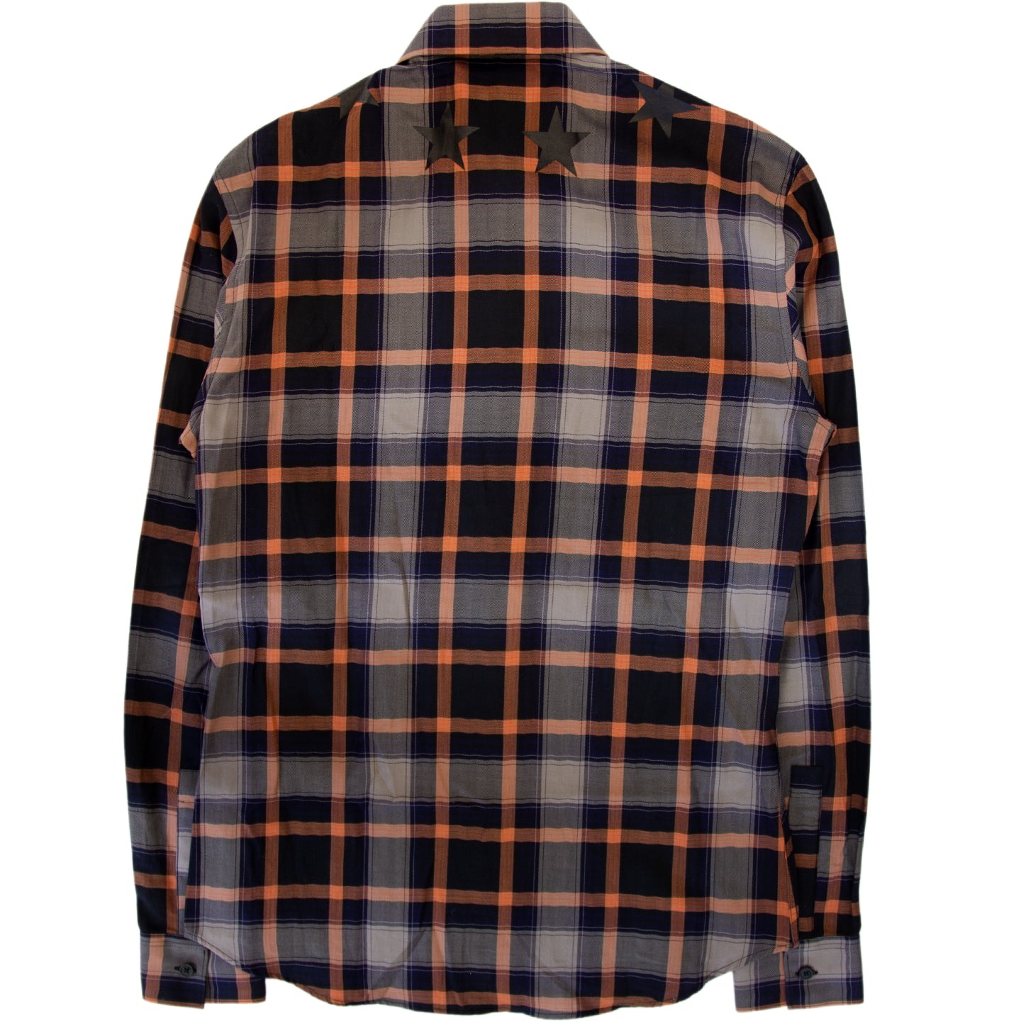 GIVENCHY STAR PLAID BUTTON UP