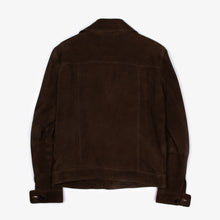 Load image into Gallery viewer, SUEDE GOAT LEATHER TRUCKER JACKET | 50