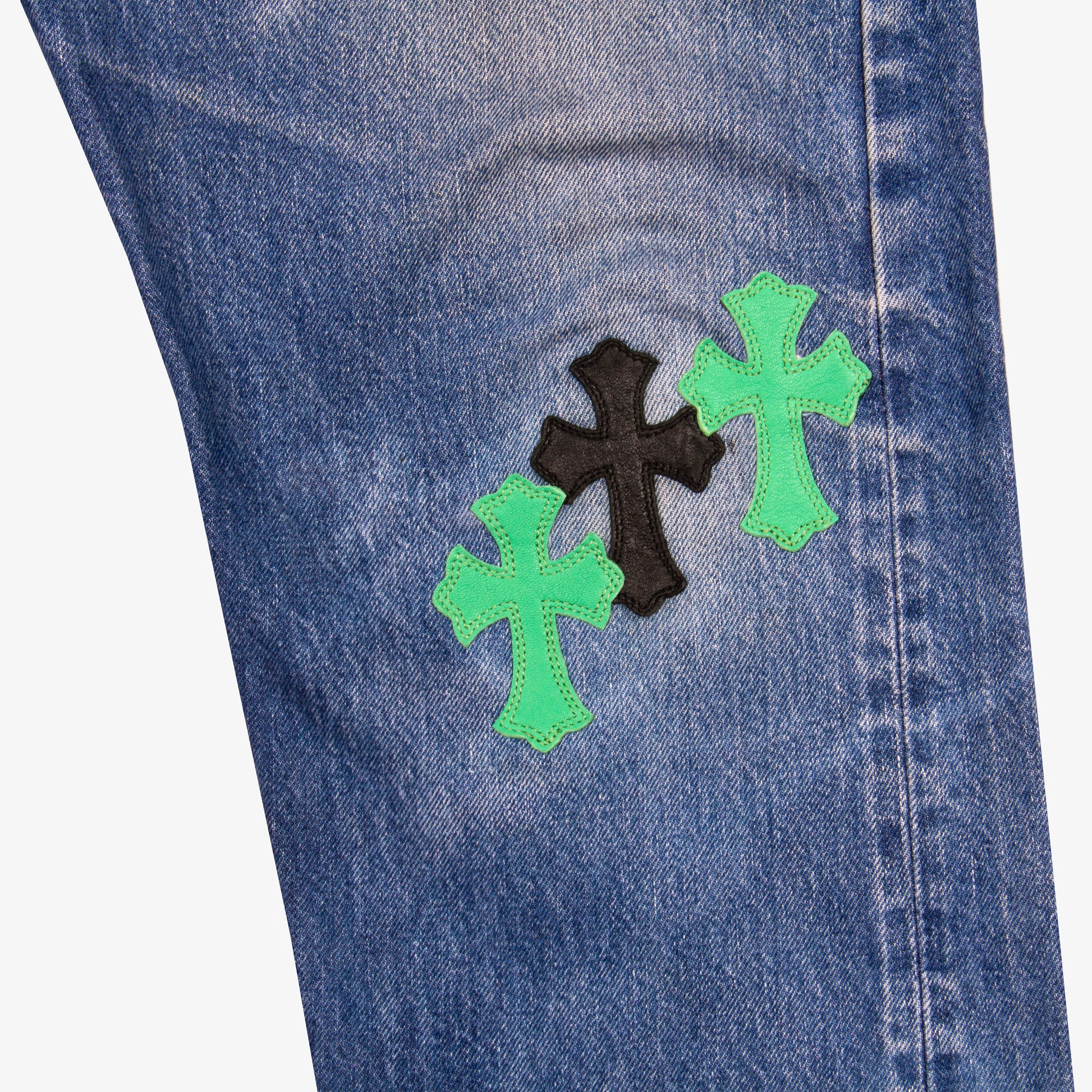 GREEN 22 CROSS PATCH DENIM (1/1)