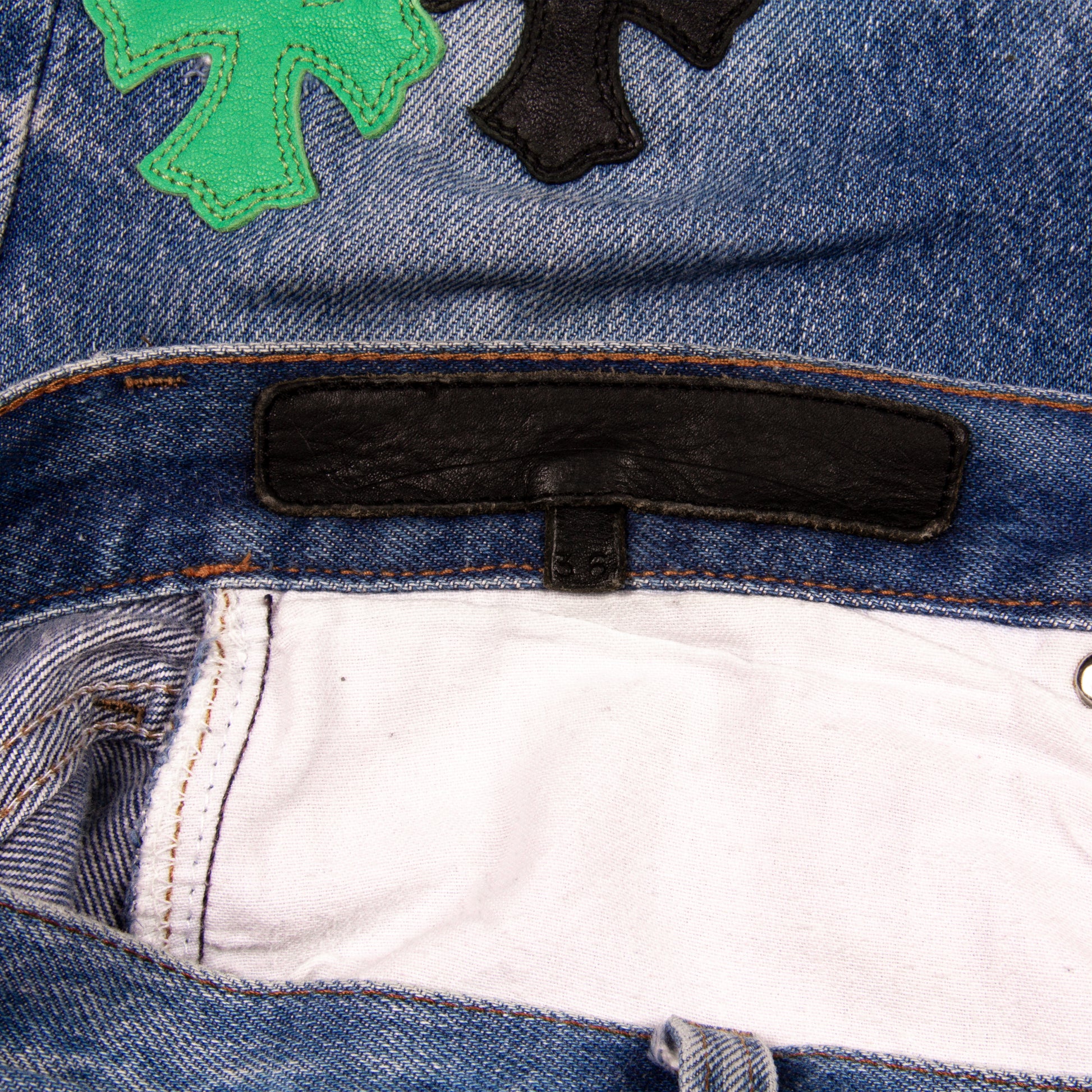 GREEN 22 CROSS PATCH DENIM (1/1)