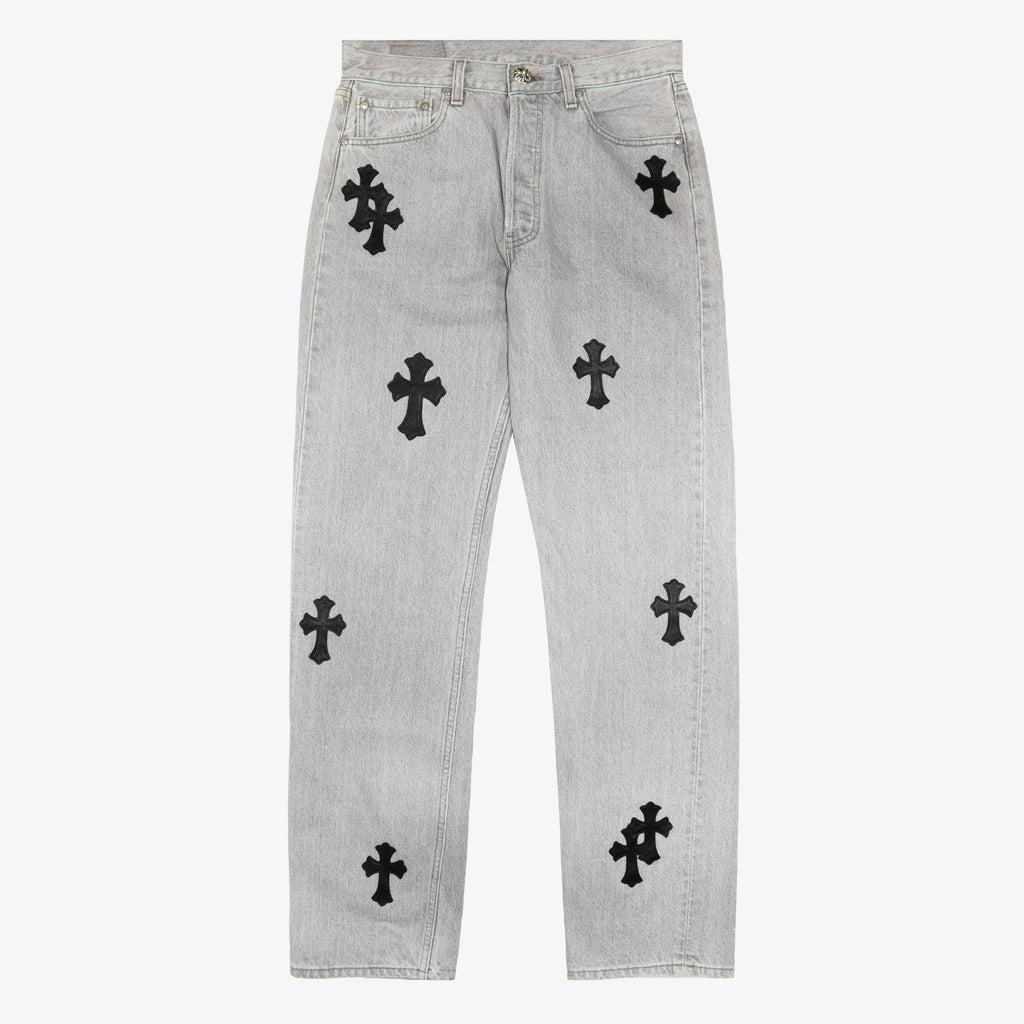 CHROME HEARTS CROSS PATCH DENIM