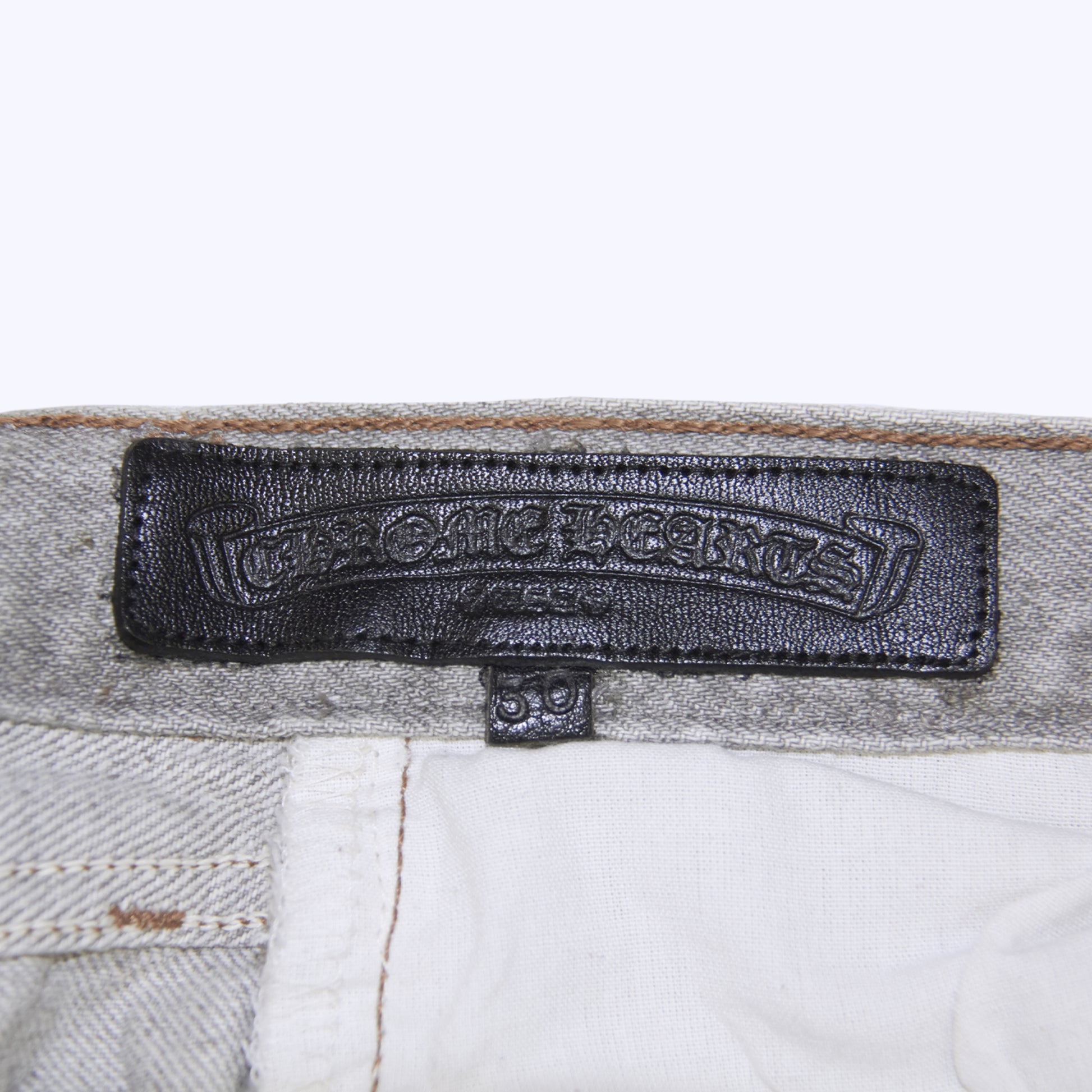 CHROME HEARTS CROSS PATCH DENIM