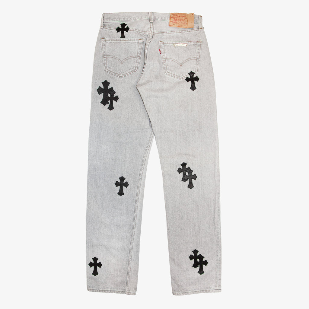 CHROME HEARTS CROSS PATCH DENIM