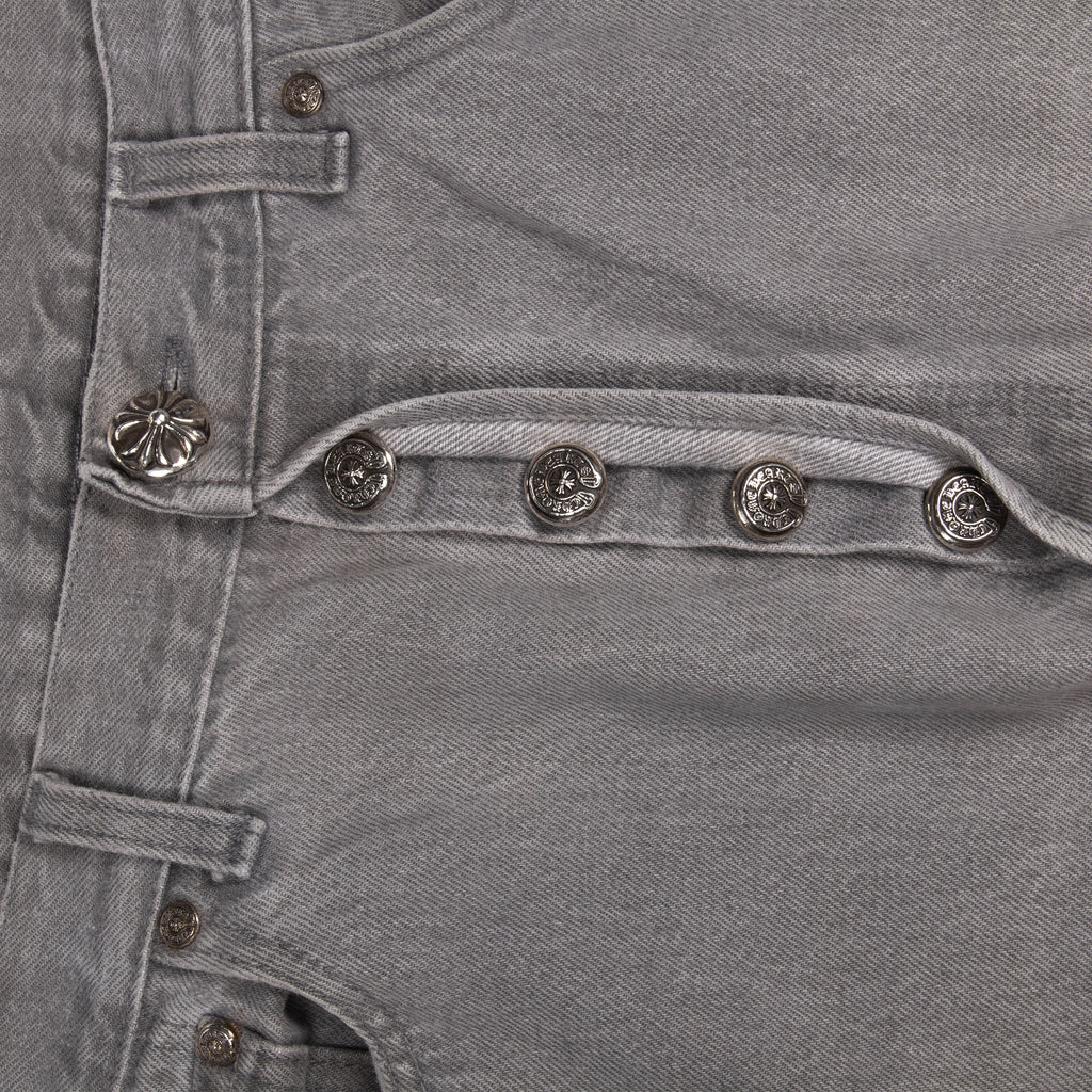 GREY CLASSIC CROSS PATCH DENIM