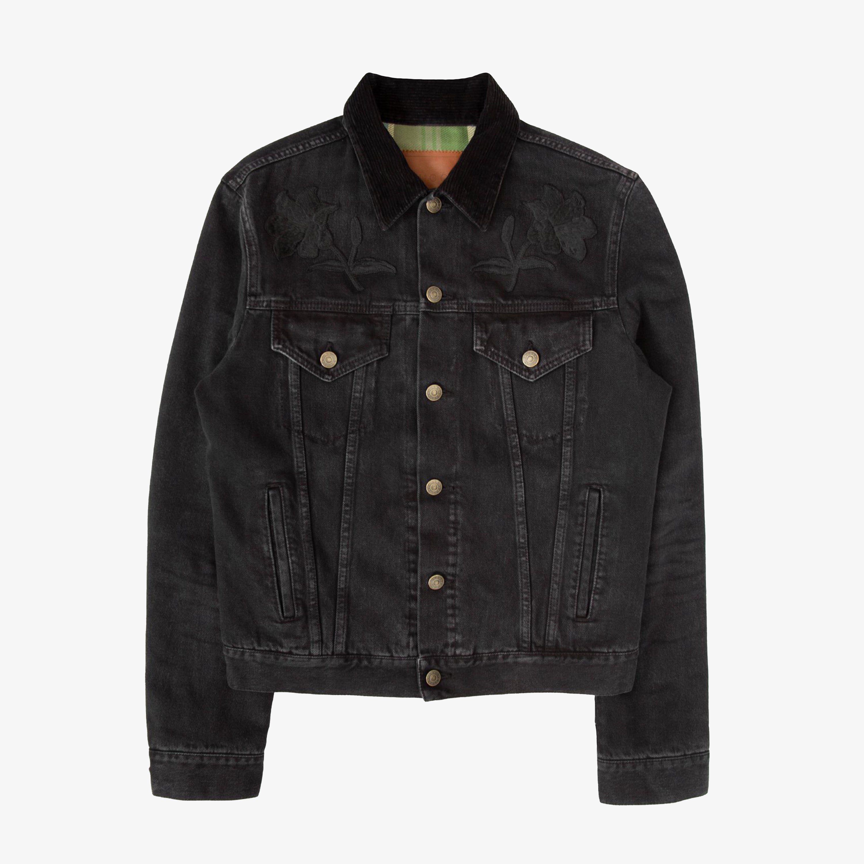 Gucci Shearling Denim Jacket with MODERN FUTURE Embroidery men - Glamood  Outlet