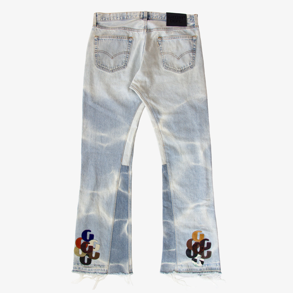 GALLERY DEPT SPO PATCHWORK LA FLARE DENIM