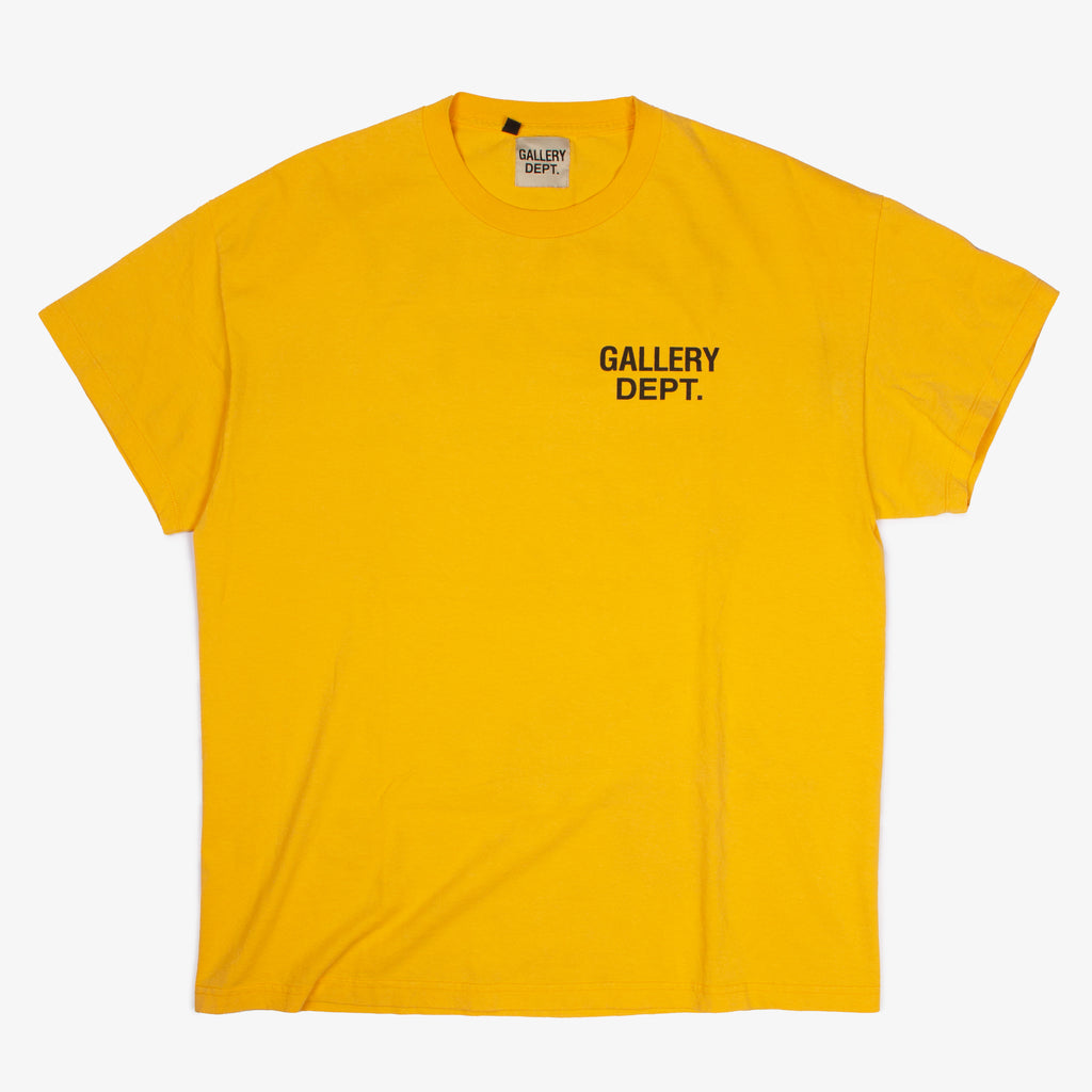 YELLOW CLASSIC LOGO TEE