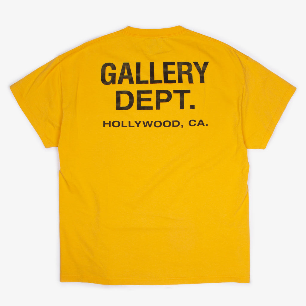 YELLOW CLASSIC LOGO TEE