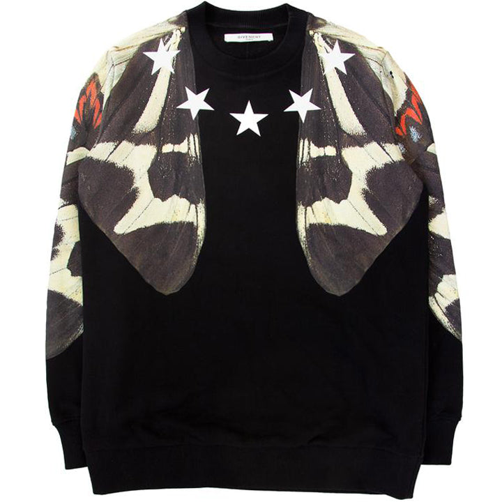GIVENCHY SS15 BUTTERFLY STARS CREWNECK