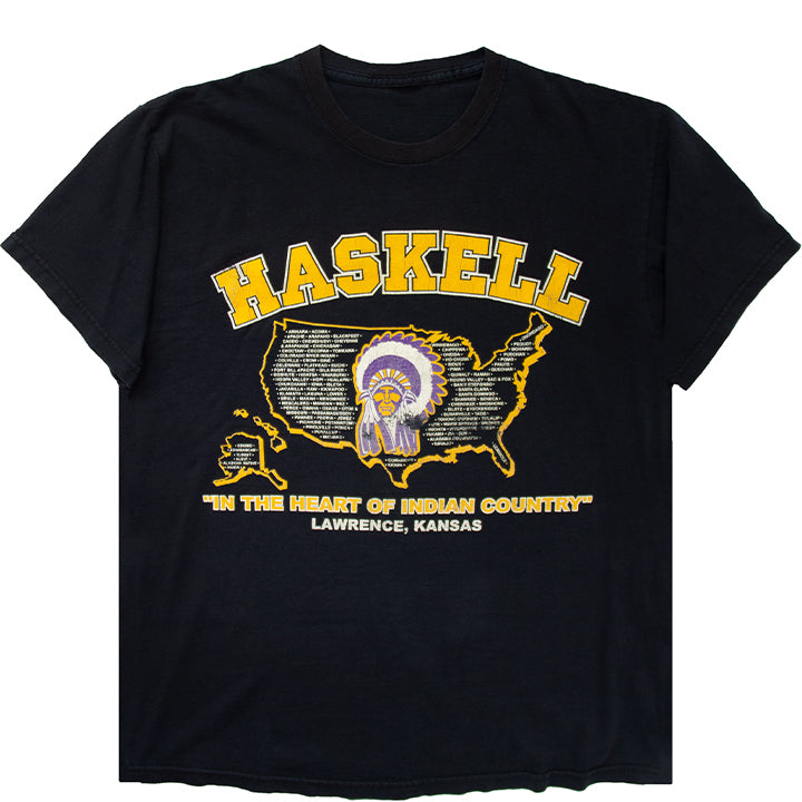 HASKELL KANSAS 1990 INDIAN COUNTRY TEE