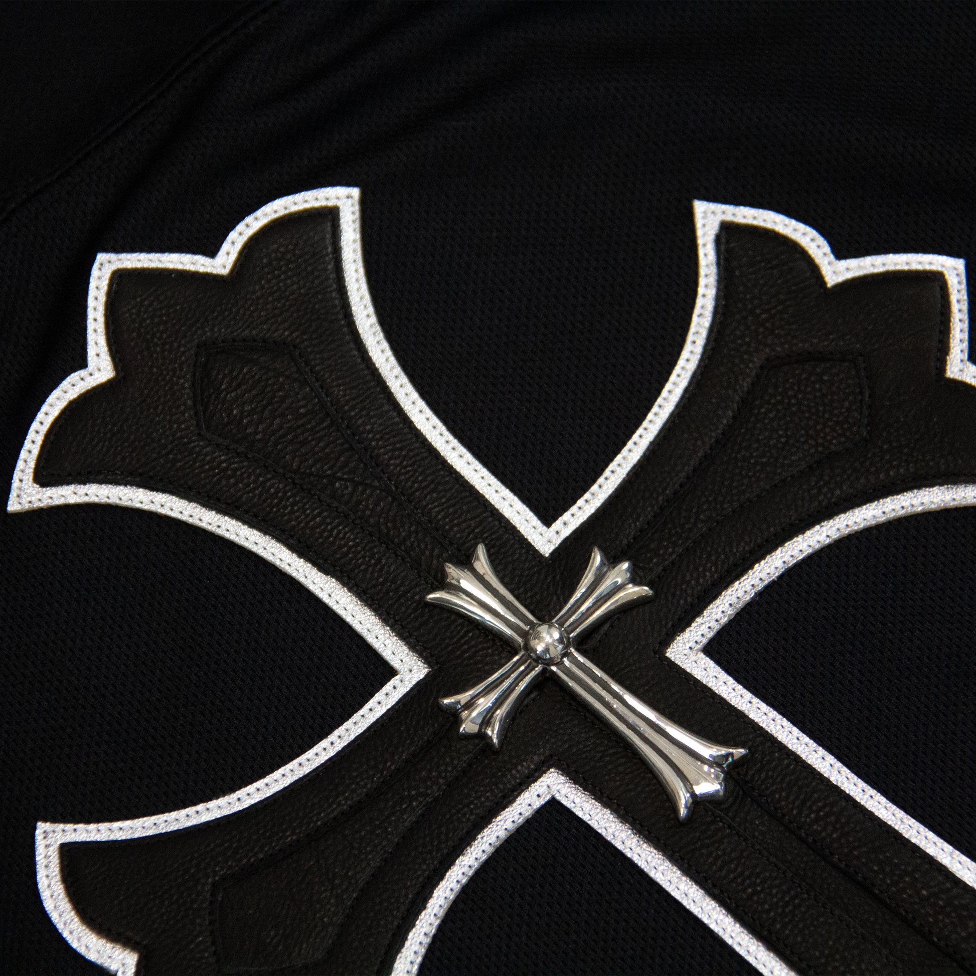 LEATHER PATCH HOCKEY JERSEY
