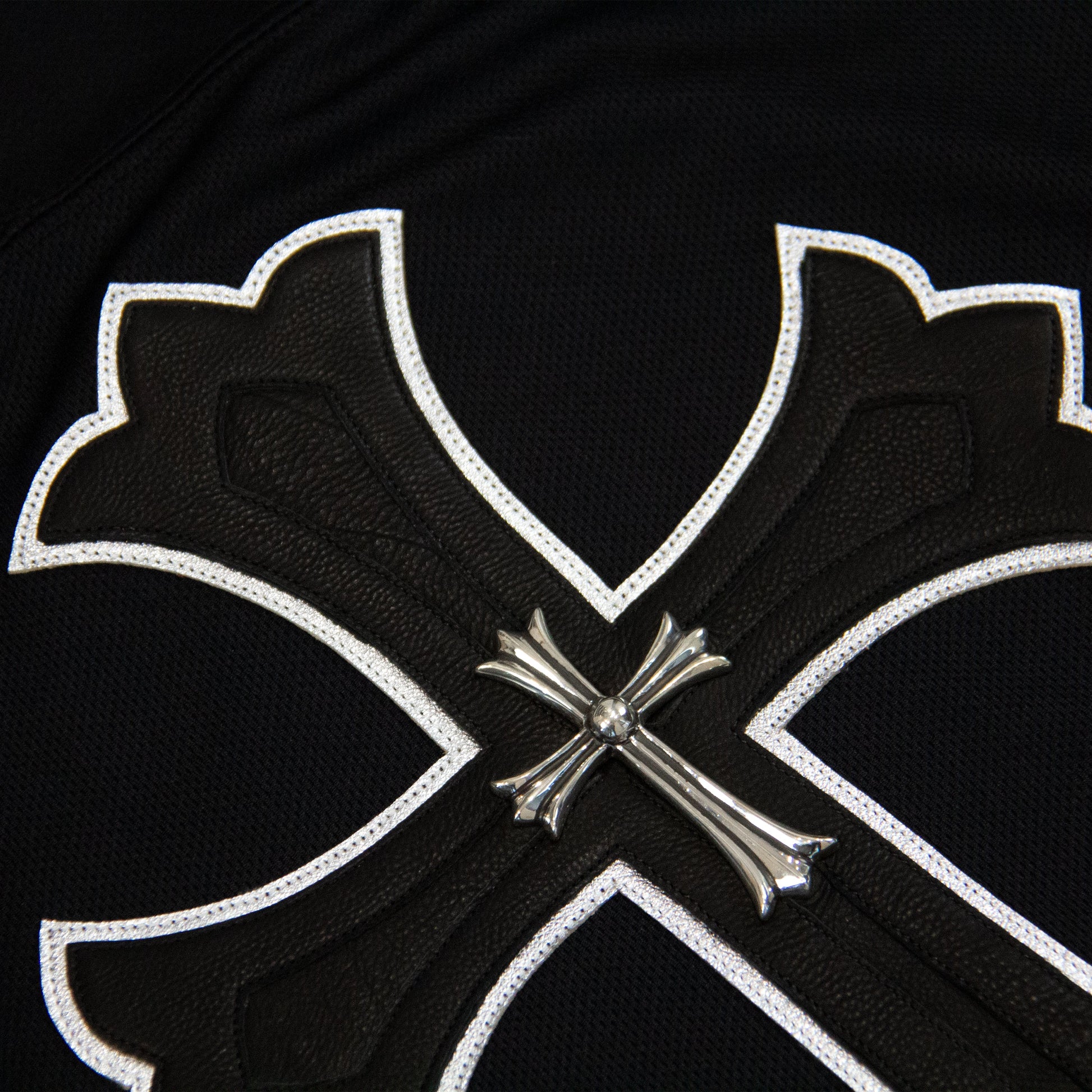 LEATHER PATCH HOCKEY JERSEY