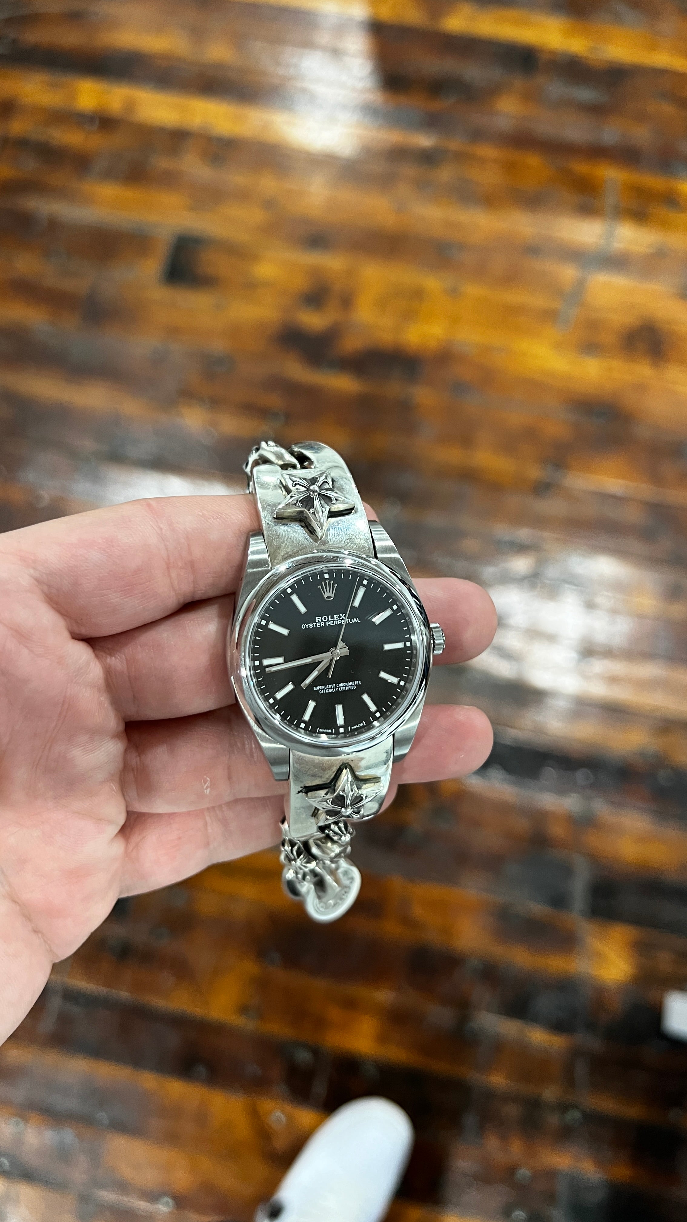 x CHROME HEARTS OYSTER PERPETUAL 39MM