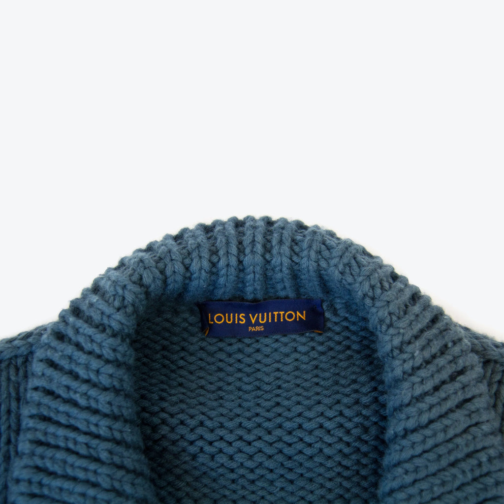 SS20 HEAVY KNIT TRUCKER JACKET