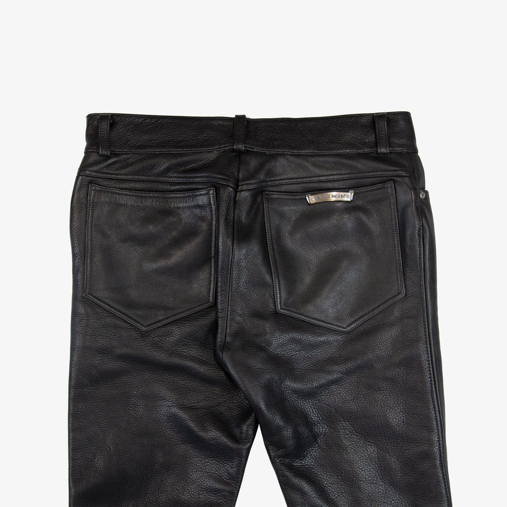 FLEUR KNEE HEAVY LEATHER PANT