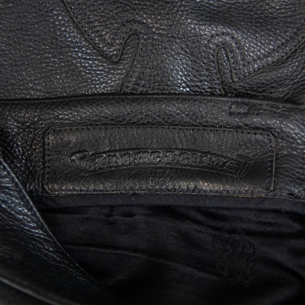 FLEUR KNEE HEAVY LEATHER PANT