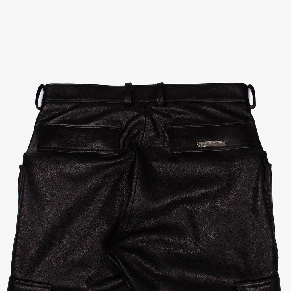 FULL LEATHER CARGO PANT